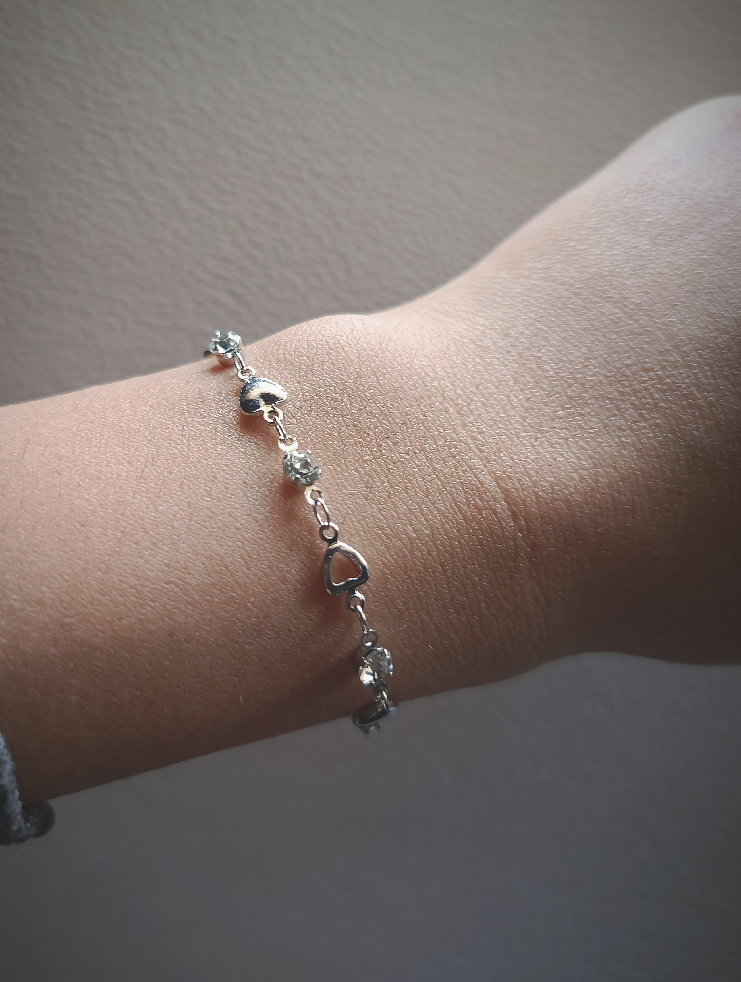 Pulsera ajustable strass love